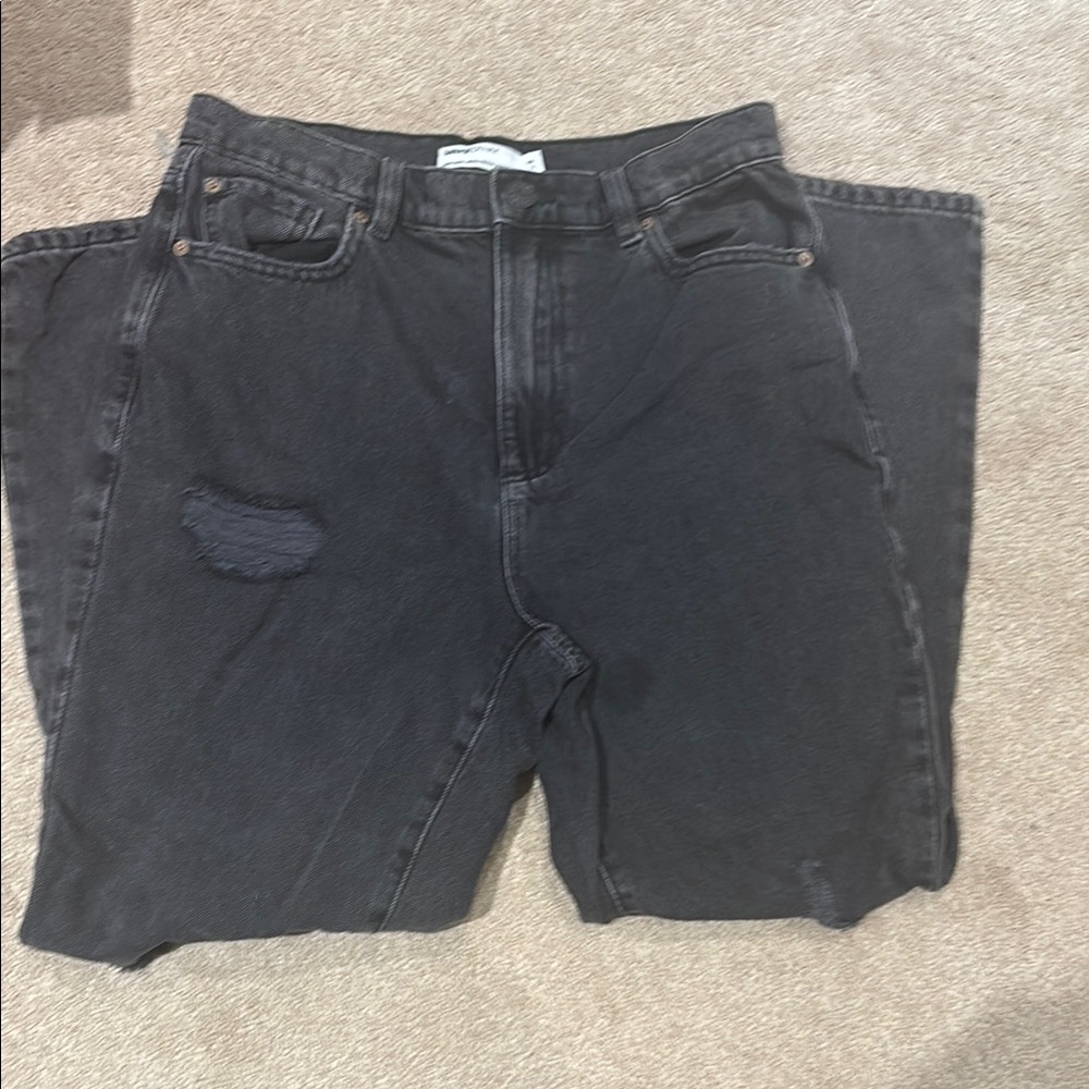 Garage Women’s Black Distressed Jeans